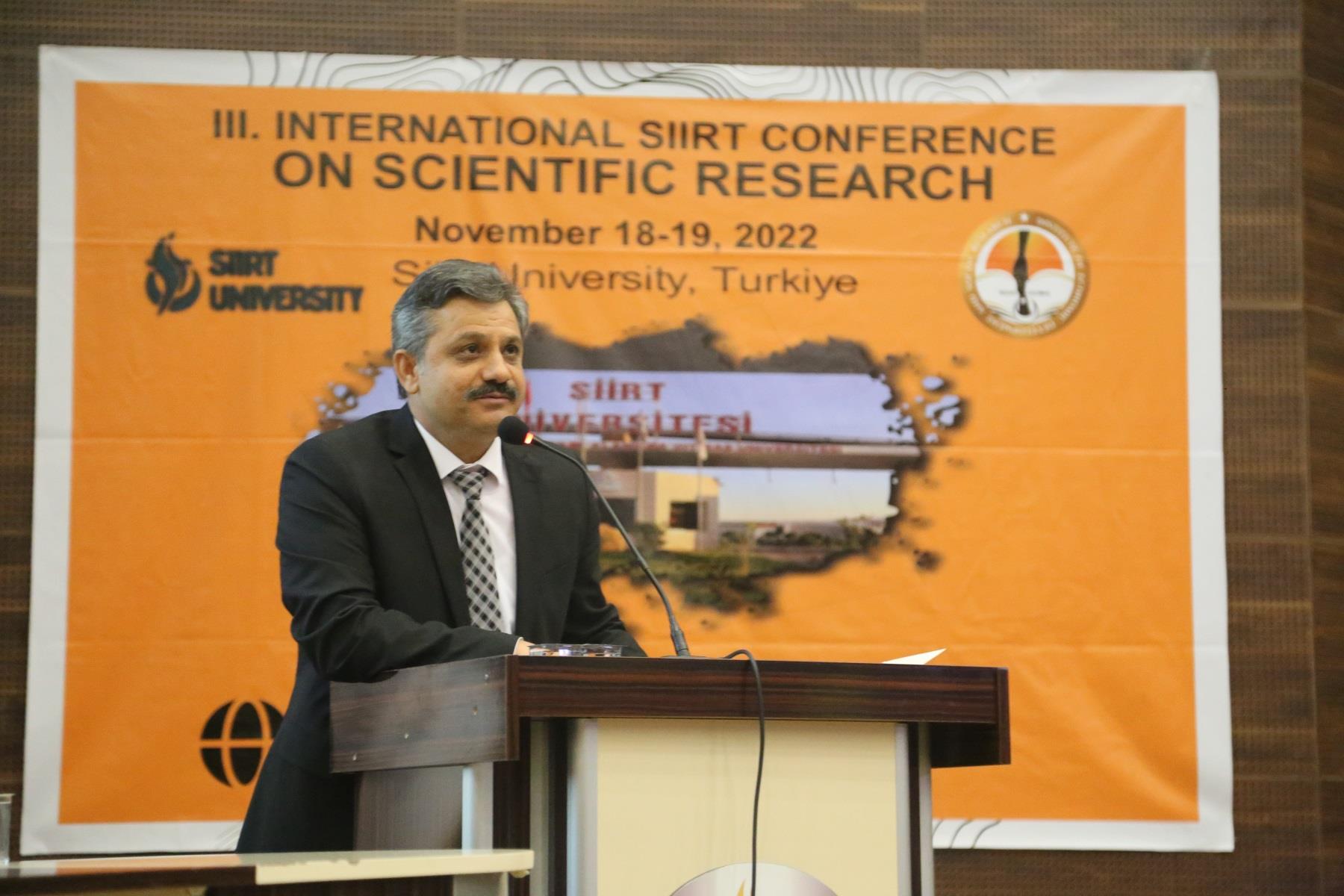Siirt Üniversitesi 3. Uluslararası Bilimsel Araştırmalar Kongresi Açılış Törenimiz
